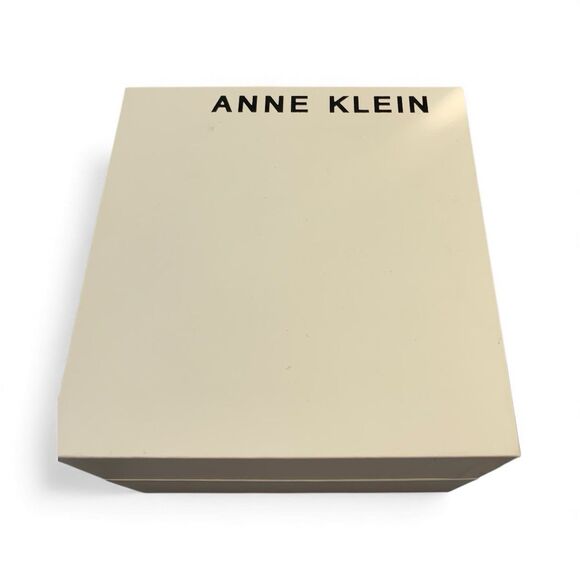 4 Pc Set Anne Klein Women's Gold-Tone Alloy Bangle Fashion Watch 41mm New Boxed - Picture 5 of 5